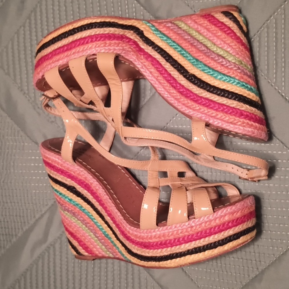 Kate Spade espadrille wedges